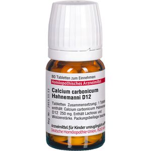 CALCIUM CARBONICUM Hahnemanni D 12 Tabletten