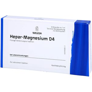 WELEDA HEPAR MAGNESIUM D 4 Ampullen