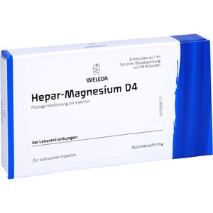 WELEDA HEPAR MAGNESIUM D 4 Ampullen