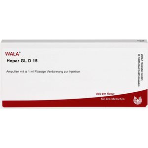 WALA HEPAR GL D 15 Ampullen