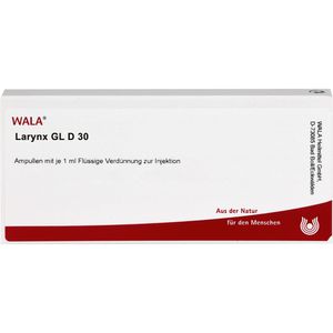 WALA LARYNX GL D 30 Ampullen