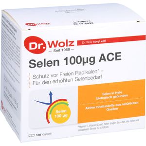 SELEN ACE 100 μg 180 Tage Kapseln