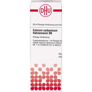 CALCIUM CARBONICUM Hahnemanni D 6 Dilution