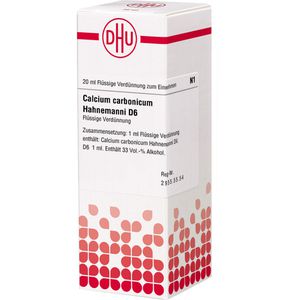 Calcium Carbonicum Hahnemanni D 6 Dilution 20 ml
