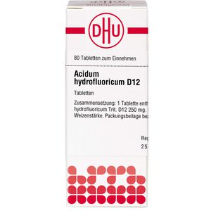 Acidum Hydrofluoricum D 12 Tabletten 80 St 80 St
