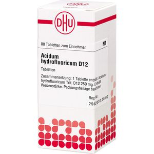 Acidum Hydrofluoricum D 12 Tabletten 80 St