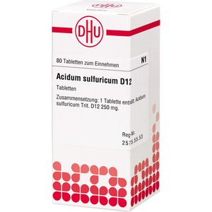 ACIDUM SULFURICUM D 12 Tabletten