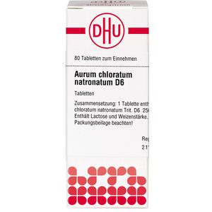 Aurum Chloratum Natronatum D 6 Tabletten 80 St 80 St