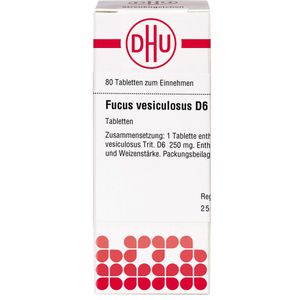 FUCUS VESICULOSUS D 6 Tabletten