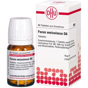 FUCUS VESICULOSUS D 6 Tabletten