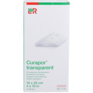 CURAPOR Wundverband steril transparent 10x25 cm