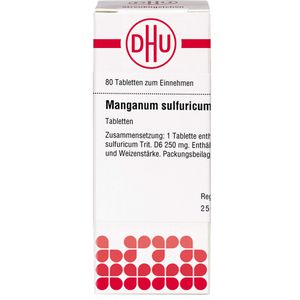 Manganum Sulfuricum D 6 Tabletten 80 St