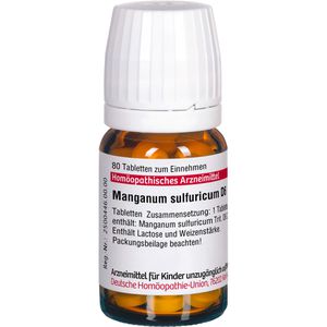 Manganum Sulfuricum D 6 Tabletten 80 St