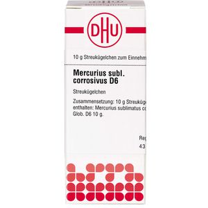 Mercurius Sublimatus corrosivus D 6 Globuli 10 g