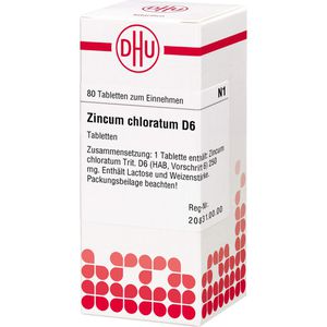 Zincum Chloratum D 6 Tabletten 80 St