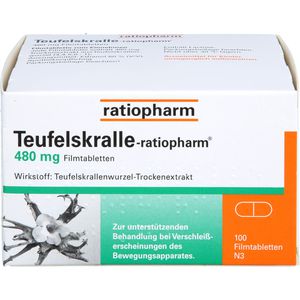 Teufelskralle-Ratiopharm Filmtabletten 100 St 100 St