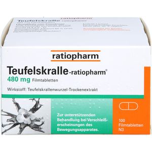 TEUFELSKRALLE RATIOPHARM Filmtabletten