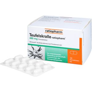 TEUFELSKRALLE-RATIOPHARM Filmtabletten