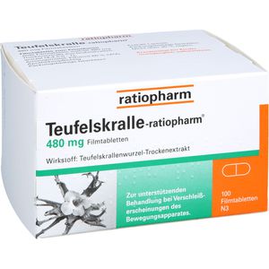 Teufelskralle-Ratiopharm Filmtabletten 100 St 100 St