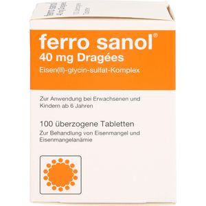 Ferro Sanol überzogene Tabletten 100 St Hämophilie