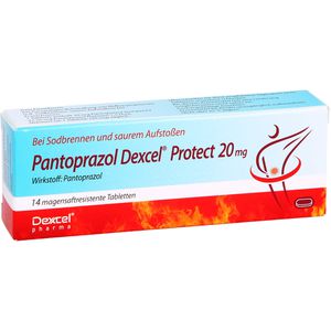 PANTOPRAZOL Dexcel Protect 20 mg magensaftres.Tab.