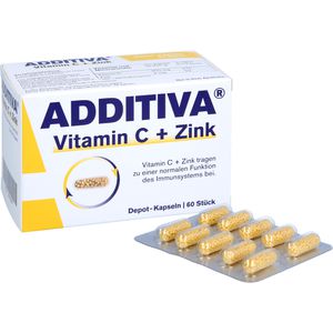 ADDITIVA Vitamin C Depot 300 mg Kapseln