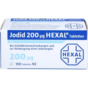 Jodid 200 Hexal Tabletten 100 St 100 St
