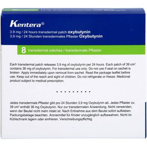 KENTERA 3,9 mg/24 Stunden transdermale Pflaster ✔️ günstig online kaufen