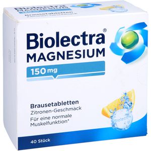 BIOLECTRA Magnesium 150 mg Zitrone Brausetabletten