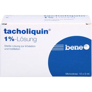 Tacholiquin 1% Lösung für einen Vernebler Monodose 50 ml 50 ml