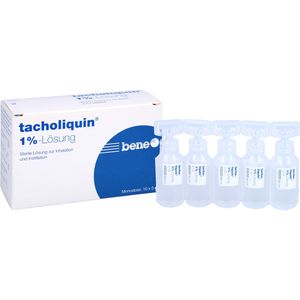 TACHOLIQUIN 1% Lösung für einen Vernebler Monodose