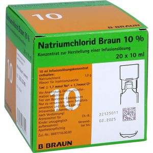 NATRIUMCHLORID 10% Braun MPC Infusionslsg.-Konz.