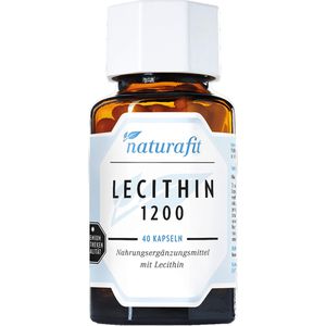 Naturafit Lecithin 1200 Kapseln 40 St