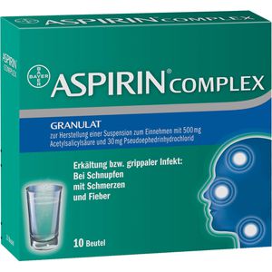 Aspirin Complex Btl.m.Gran.z.Herst.e.Susp.z.Einn. 10 St