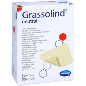 GRASSOLIND Salbenkompressen 5x5 cm steril