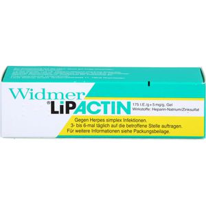 WIDMER Lipactin Gel