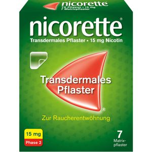 Nicorette Tx Pflaster 15 mg 7 St