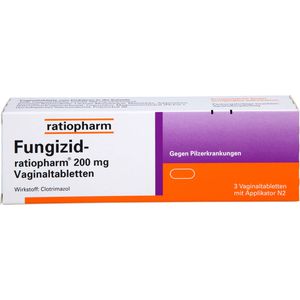 Fungizid-ratiopharm 200 mg Vaginaltabletten 3 St