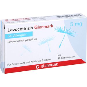 LEVOCETIRIZIN Glenmark 5 mg Filmtabletten