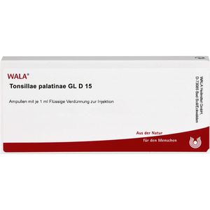 WALA TONSILLAE PALATINAE GL D 15 Ampullen