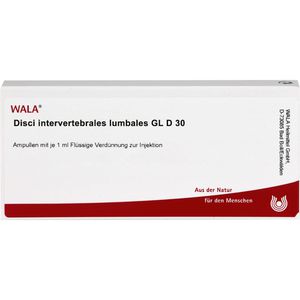 Wala Disci intervertebrales lumbales Gl D 30 Ampullen 10 ml