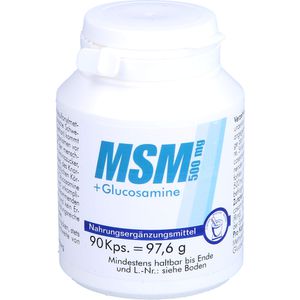 Msm 500 mg+Glucosamine Kapseln 90 St