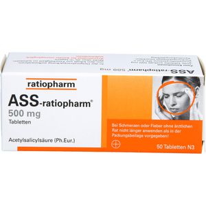 ASS RATIOPHARM 500 mg Tabletten