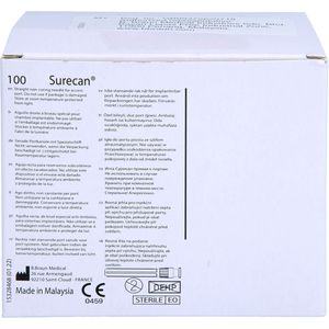 SURECAN Portkanüle 22 Gx30 mm gerade