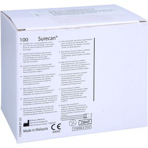 SURECAN Portkanüle 22 Gx30 mm gerade