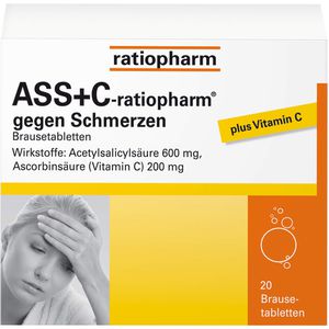 Ass + C-ratiopharm gegen Schmerzen Brausetabletten 20 St 20 St