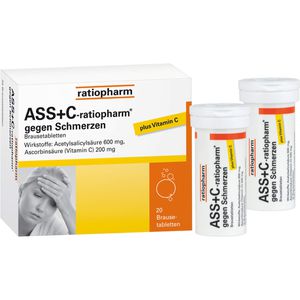 ASS + C-ratiopharm gegen Schmerzen Brausetabletten