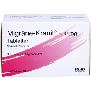 Migräne Kranit 500 mg Tabletten 100 St 100 St