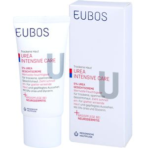 EUBOS TROCKENE Haut Urea 5% Gesichtscreme