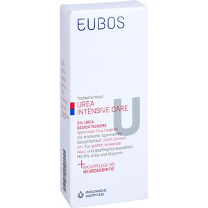 EUBOS TROCKENE Haut Urea 5% Gesichtscreme